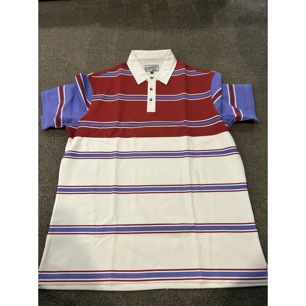 Bogey Boys Triple Stripe Polo Men's Size 2XL‎